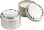 Travel Size Vanilla Scented Candle Tin With Lid, Baby Shower Favors, Wedding Favors, Bridesmaid Gifts, 1pc